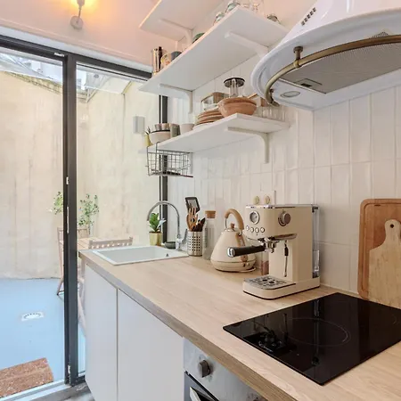 Apartment Evangile - Cosy Avec Petite Cour Privee Paris